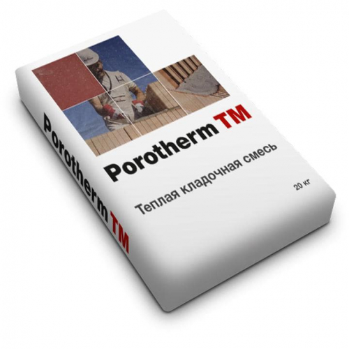 Теплая кладочная смесь Porotherm TM 20 кг