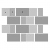 Тротуарная плитка Steinrus Бельпассо Color Mix 60 мм
