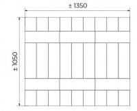 Тротуарная плитка Колдиз Катушка 450х150х80
